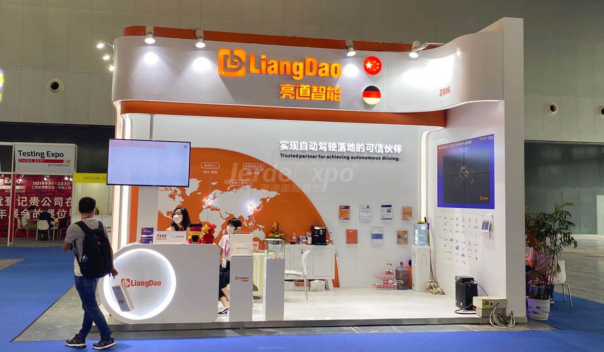 上海汽車測試展臺設計搭建